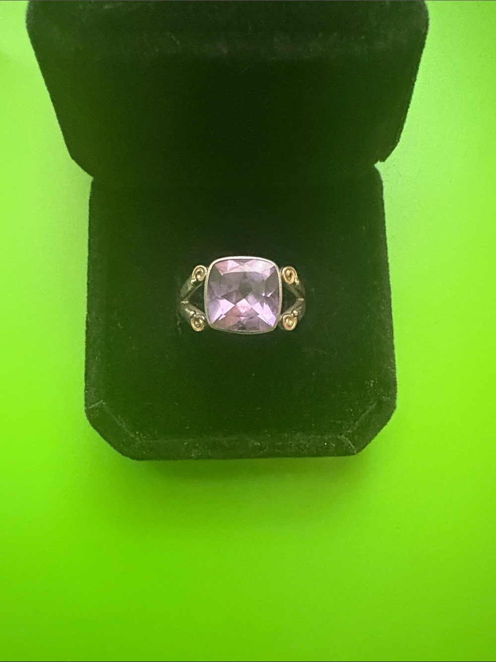 [Sajen] Sterling Silver & Amethyst Ring